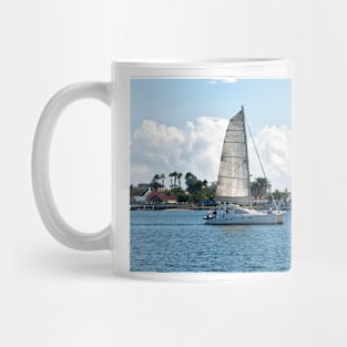 Sailing In San Diego Bay Mug